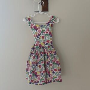 Mini Boden Cross-Back Dress Multi Mermaid Ditsy